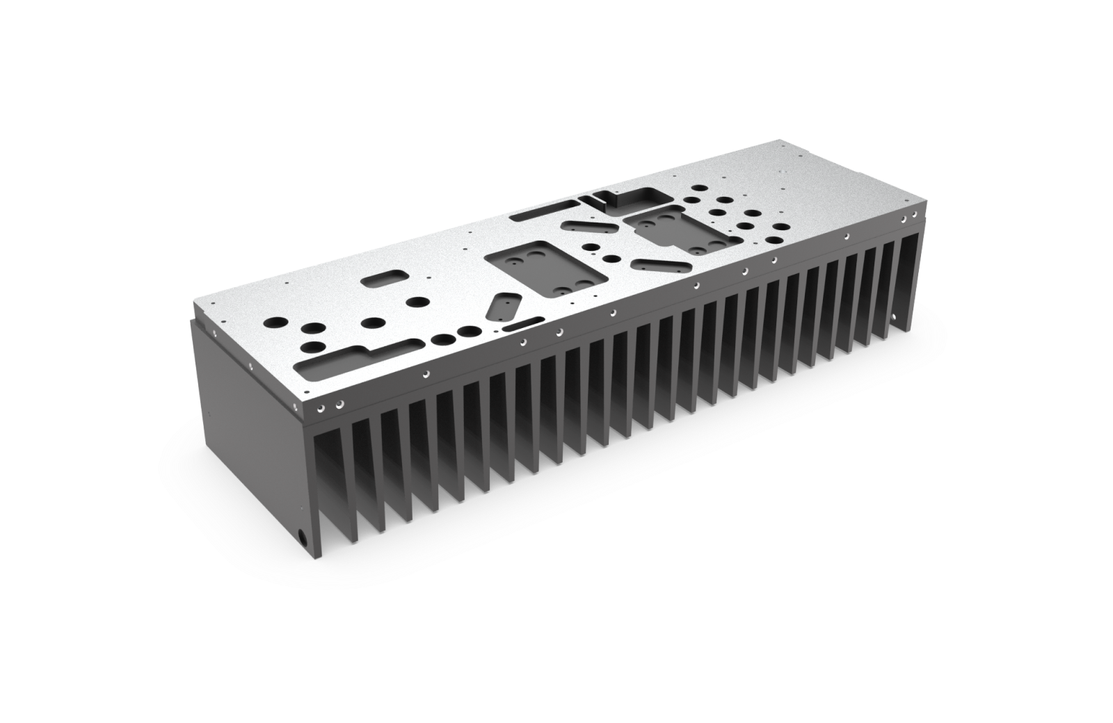 COOLTEC Stranggepresster Kühlkörper Produktbeispiel 3-1 | Extrufin Stranggepresster Kühlkörper Produktbeispiel 3-1 | Extrufin
