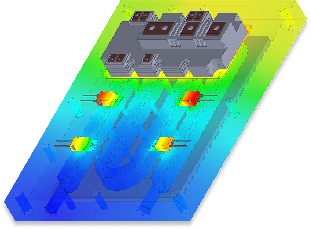 COOLTEC Thermosimulation für optimales Thermomanagement Beispiel Thermosimulation für optimales Thermomanagement Beispiel
