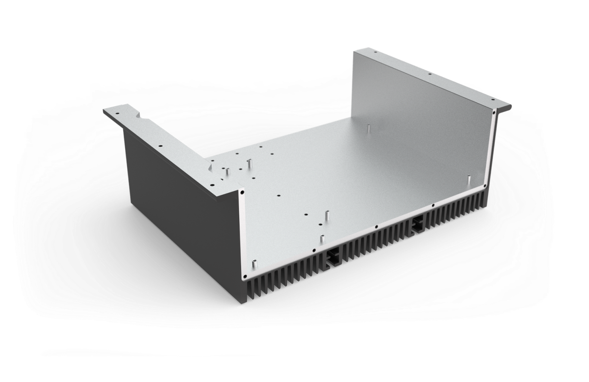 COOLTEC Stranggepresster Kühlkörper Produktbeispiel 11-2 | Extrufin Stranggepresster Kühlkörper Produktbeispiel 11-2 | Extrufin