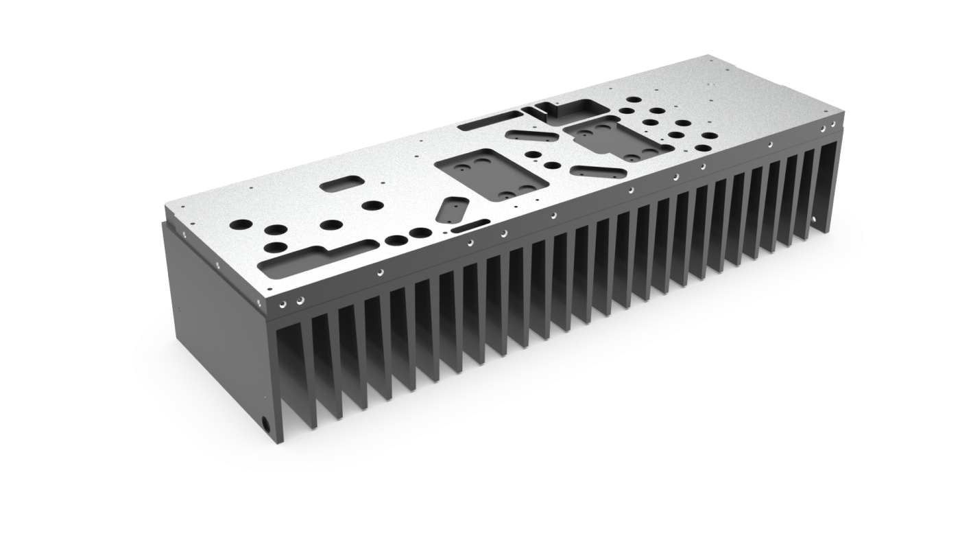 COOLTEC Stranggepresster Kühlkörper Produktbeispiel Vorschau 1 | Extrufin Stranggepresster Kühlkörper Produktbeispiel Vorschau 1 | Extrufin