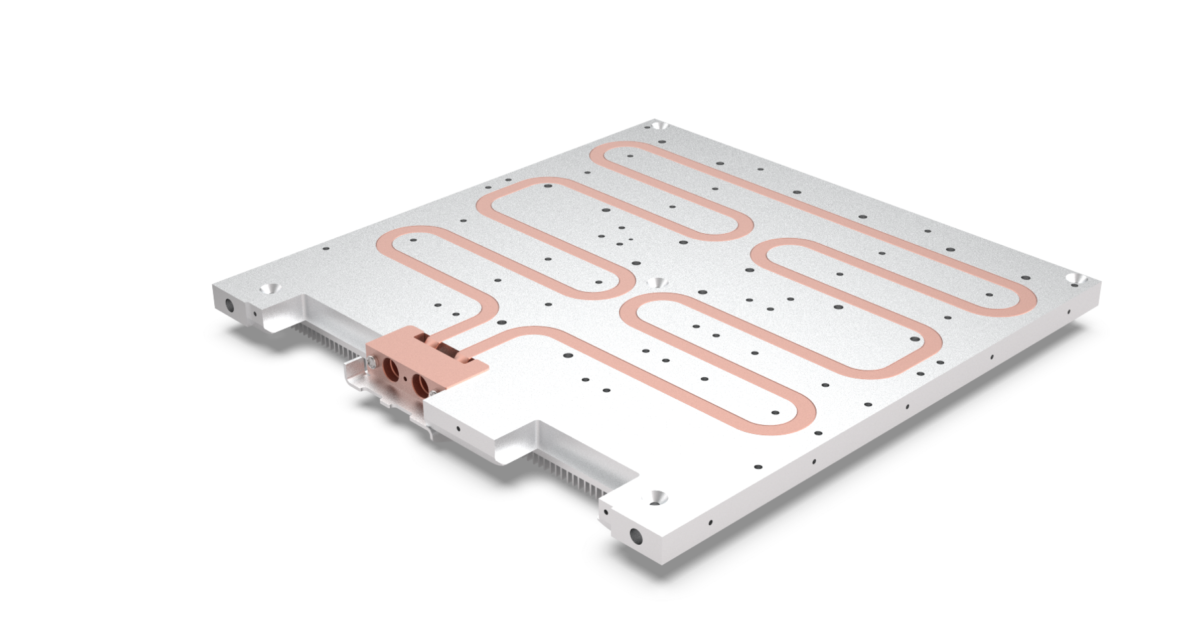 COOLTEC Luft- und Flüssigkühlung kombiniert Produktbeispiel Explo 1 | Finpress Luft- und Flüssigkühlung kombiniert Produktbeispiel Explo 1 | Finpress