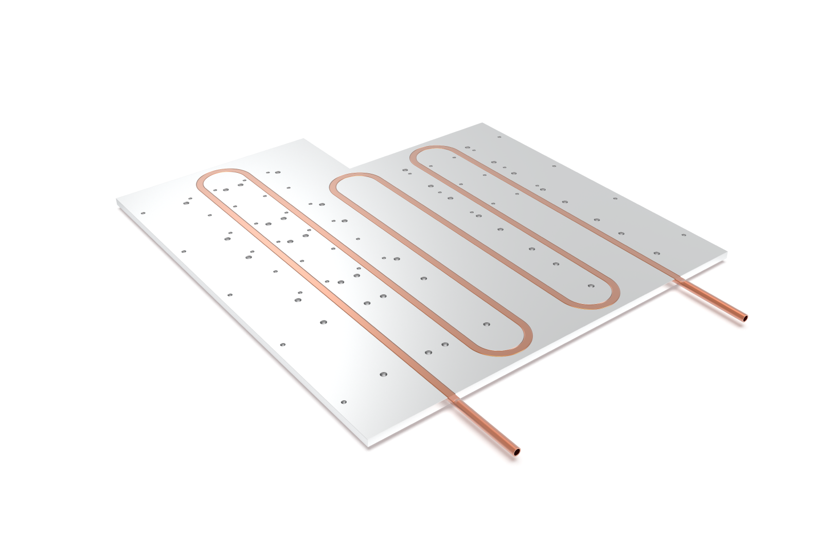 COOLTEC Einseitig eingepresste Rohre Produktbeispiel 1 | Monopress Einseitig eingepresste Rohre Produktbeispiel 1 | Monopress